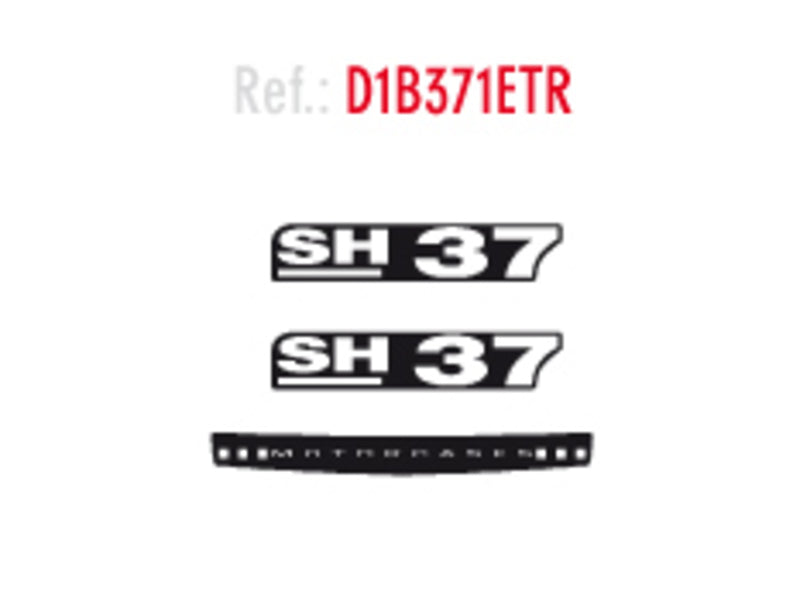 SHAD SH37 Stickers
