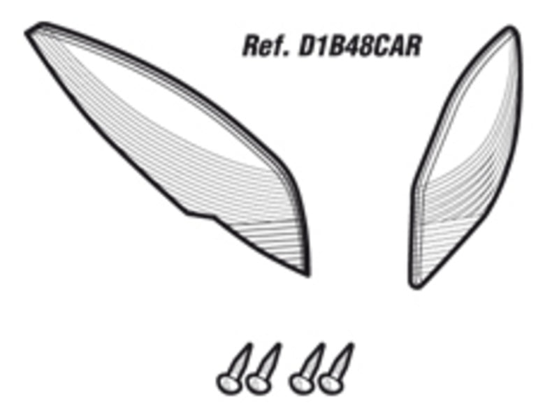 SHAD SH48 Reflectors White