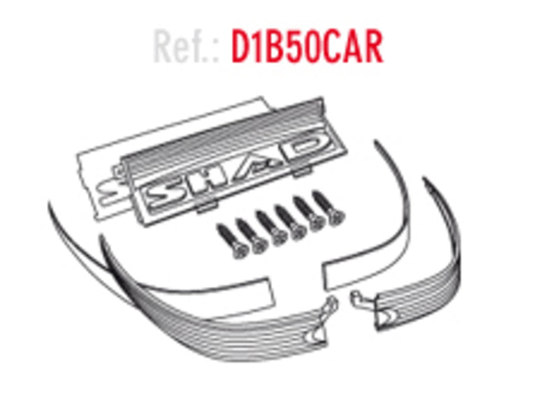 SHAD SH50 Reflectors Red