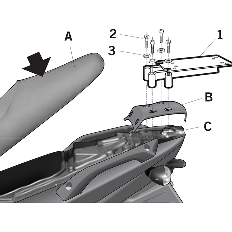 SHAD Top Master Fitting Gilera - 1062360