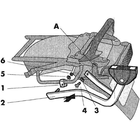 SHAD Top Master Fitting Honda - 1062363