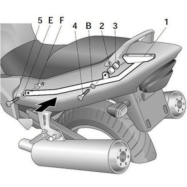 SHAD Top Master Fitting Honda - 1062365