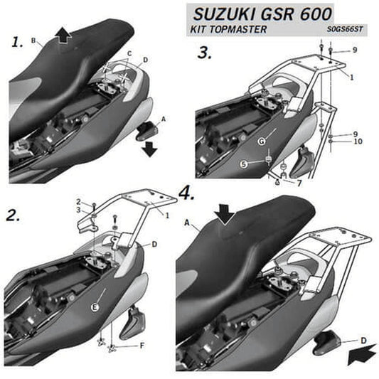 SHAD Top Master Fitting Suzuki - 1062560