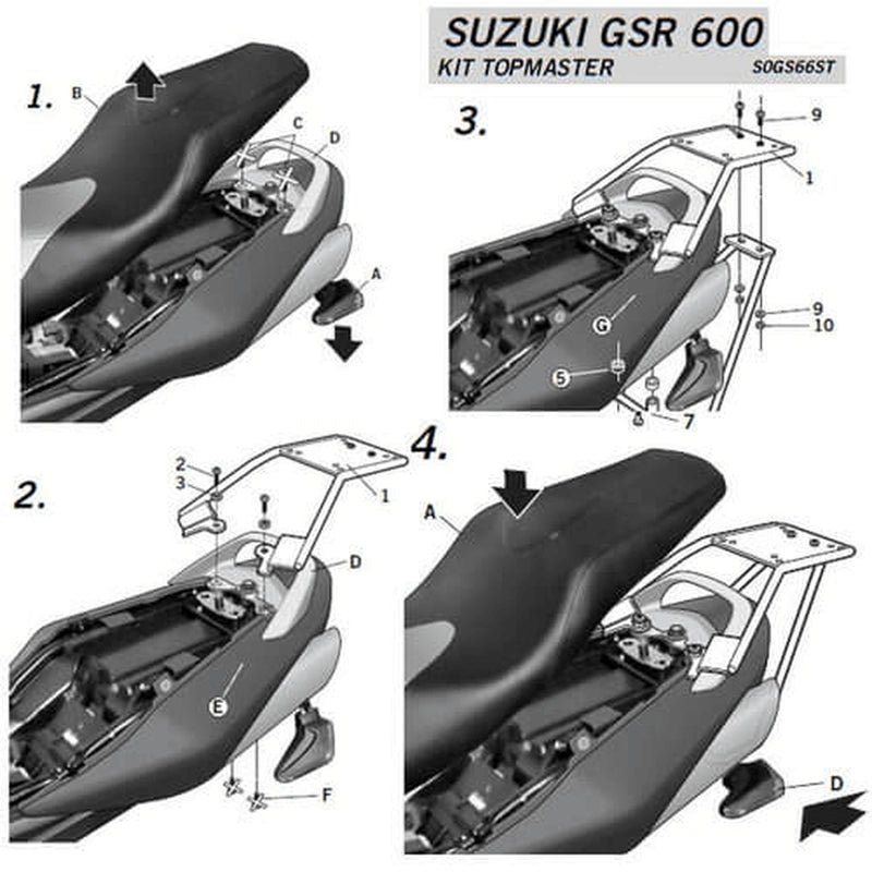 SHAD Top Master Fitting Suzuki - 1062560