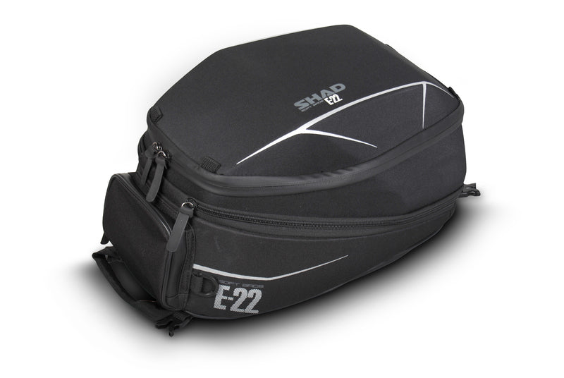 SHAD E-22 Semi Rigid Tank Bag Black 16-22L
