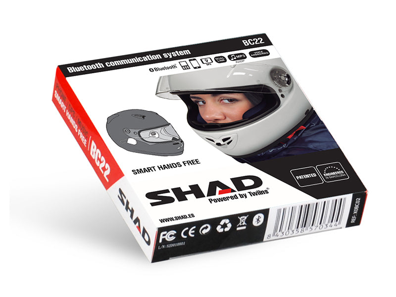 SHAD BC22 Smart hands free Kit for full face helmets