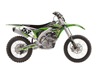BLACKBIRD Rockstar Energy Replica 2017  Complete Graphic Kit Kawasaki