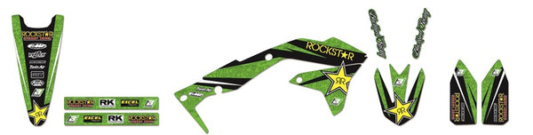 BLACKBIRD Rockstar Energy Replica 2017  Complete Graphic Kit Kawasaki