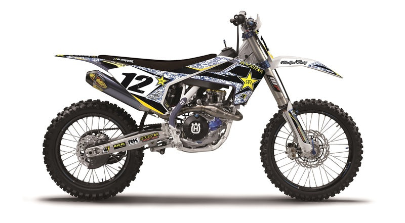 BLACKBIRD Rockstar Energy Complete Graphic Kit Husqvarna TC/FC TE/FE