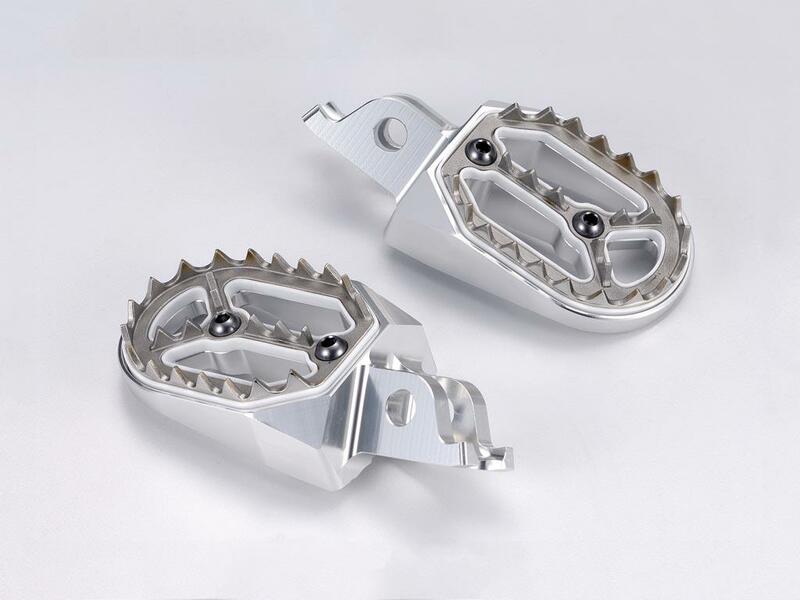 BIHR Evolution Footpegs Silver Honda - 1063621