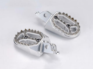 BIHR Evolution Fußrasten Silber Suzuki RM-Z250/450