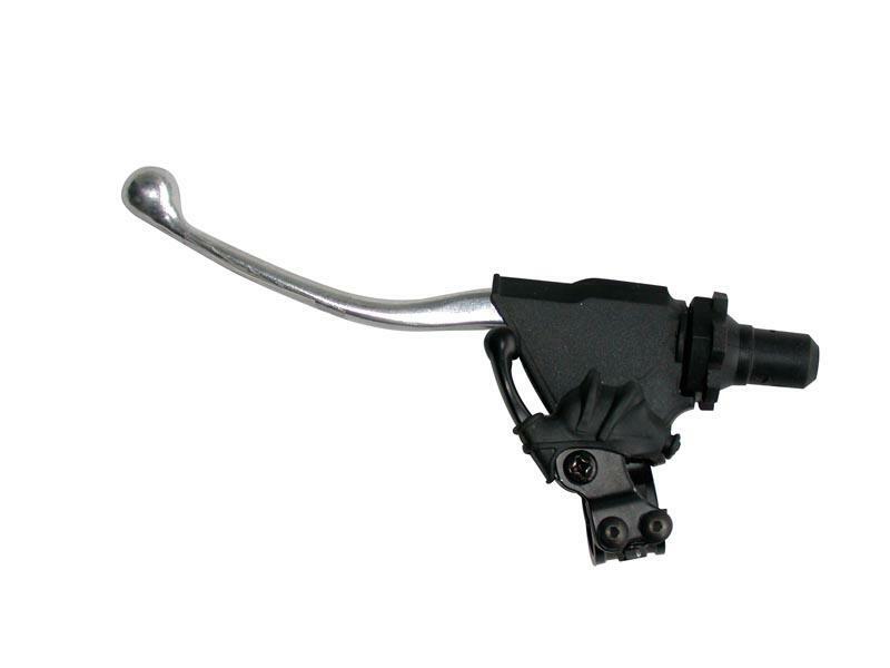 BIHR Clutch Lever + Perch w/ Hot Start Forged 4 Stroke Polished/Black Universal