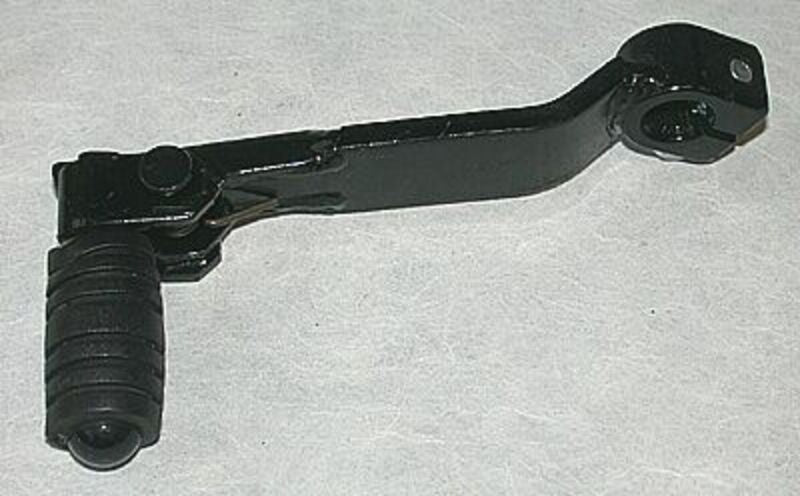 BIHR Shift Lever Steel Black w/ Rubber Yamaha DT50M/50MX/125MX