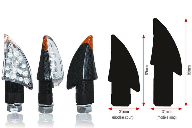 BIHR Blade LED Indicators Long Bamboo Universal