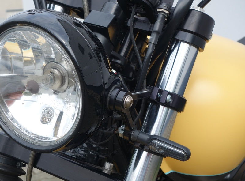 LSL Headlamp Bracket Ã˜41 Short with Indicator Inserts