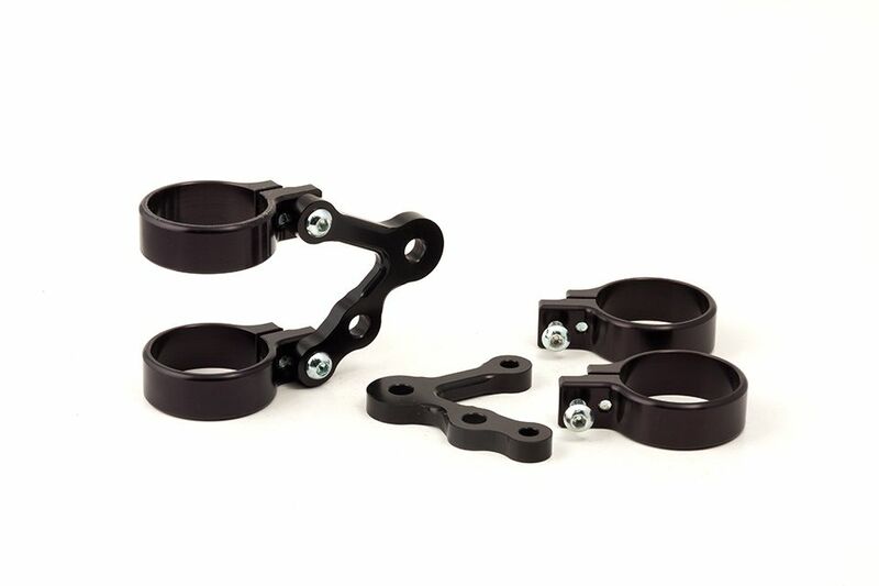 LSL Extra Short Headlight Bracket Ã˜48mm Alu