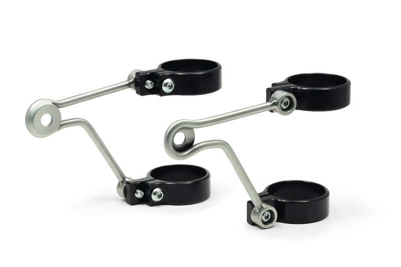 LSL Clubman Headlight Bracket Kit Stainless Steel Universal Ã˜50mm