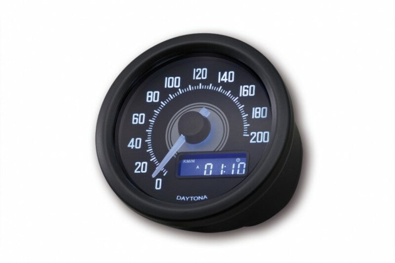 LSL Daytona Velona Speedometer Black