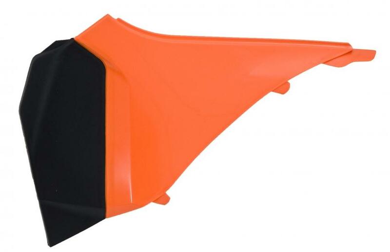 RACETECH Left Air Box Cover Orange/Black KTM