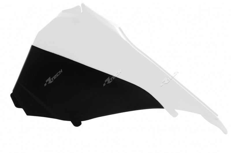 RACETECH Left Air Box Cover Six Days Replica white/black KTM SX/SX-F