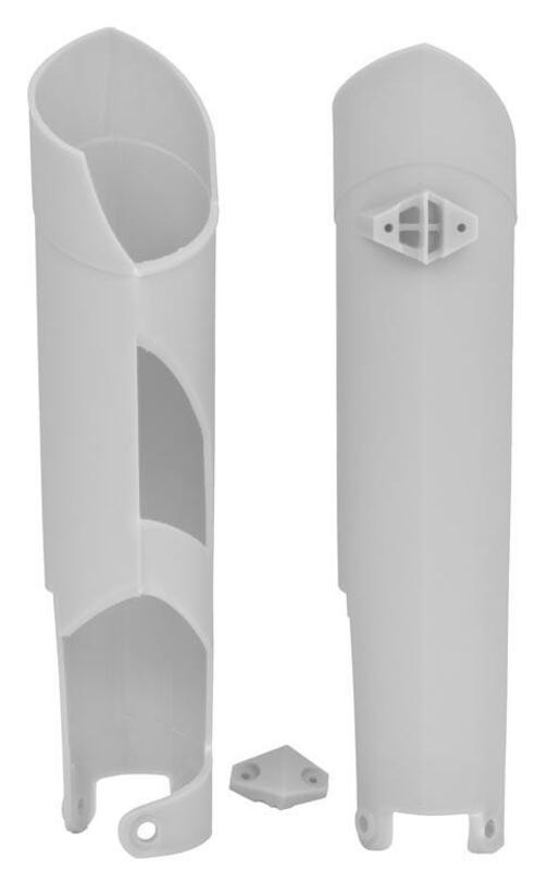 RACETECH Fork Guards - White - 1064852