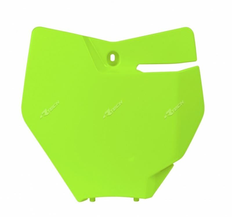 RACETECH Front Number Plate Neon Yellow KTM SX/SX-F