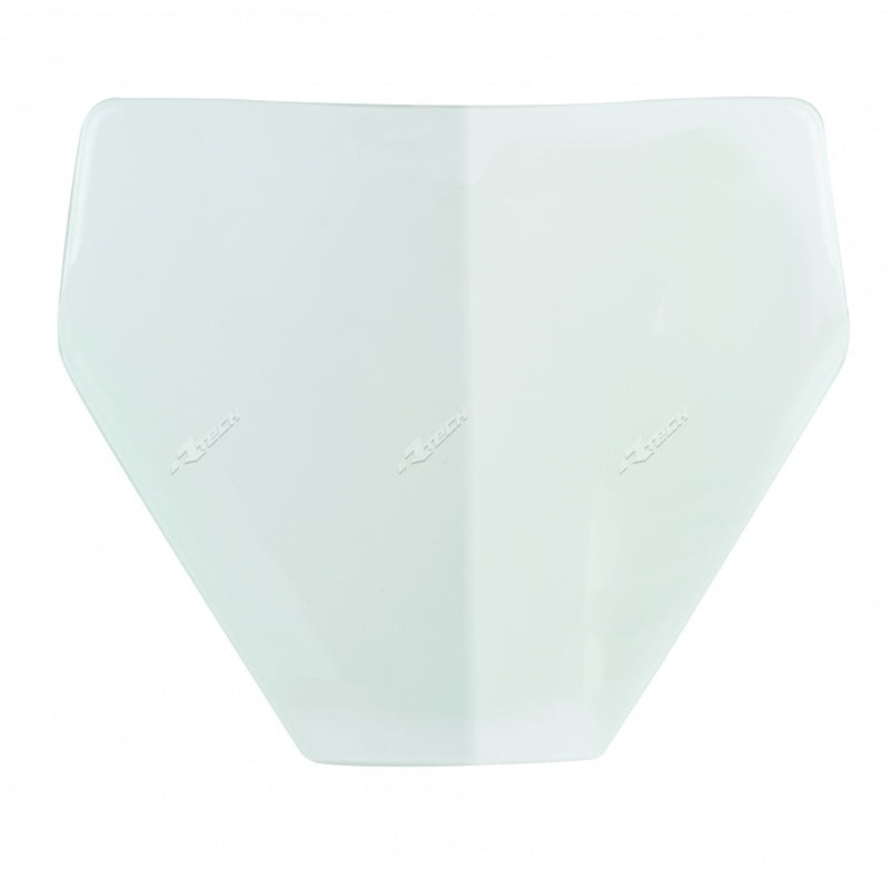 RACETECH Front Number Plate White Husqvarna FC/FE 250/350/450