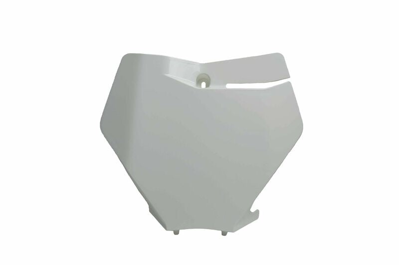 RACETECH Front Number Plate White KTM SX/SX-F
