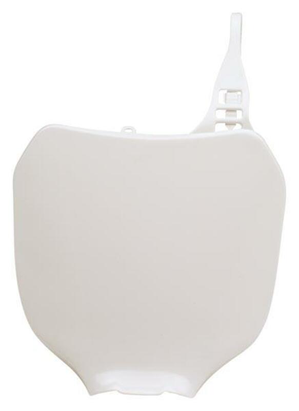 RACETECH Front Number Plate White Yamaha - 1065193