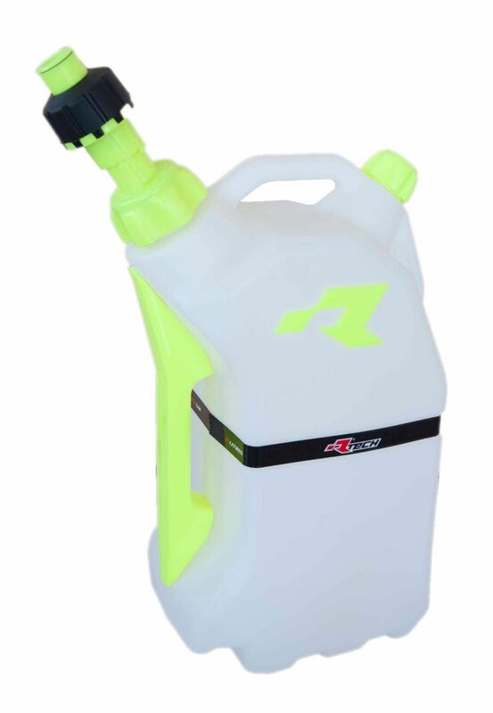RACETECH Quick Fill Fuel Can 15L Translucent/Yellow