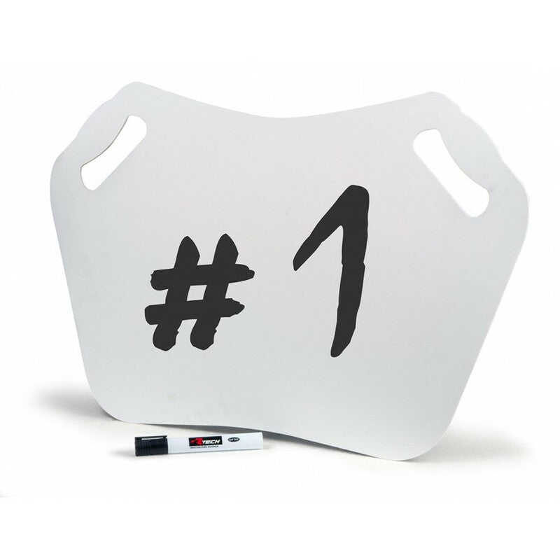 RACETECH pit board whithe