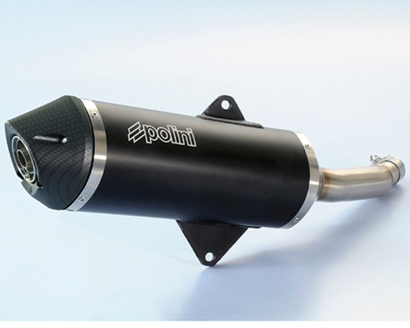 POLINI Full Exhaust System - Black Aluminium Yamaha - 1065324