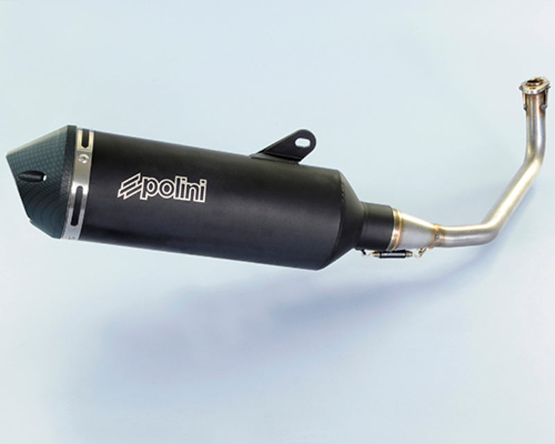 POLINI Maxi-Scooter Full Exhaust System - Black Aluminium Honda - 1065333