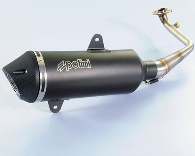 POLINI Original Full Exhaust System - Steel Black SYM JoyMax 125