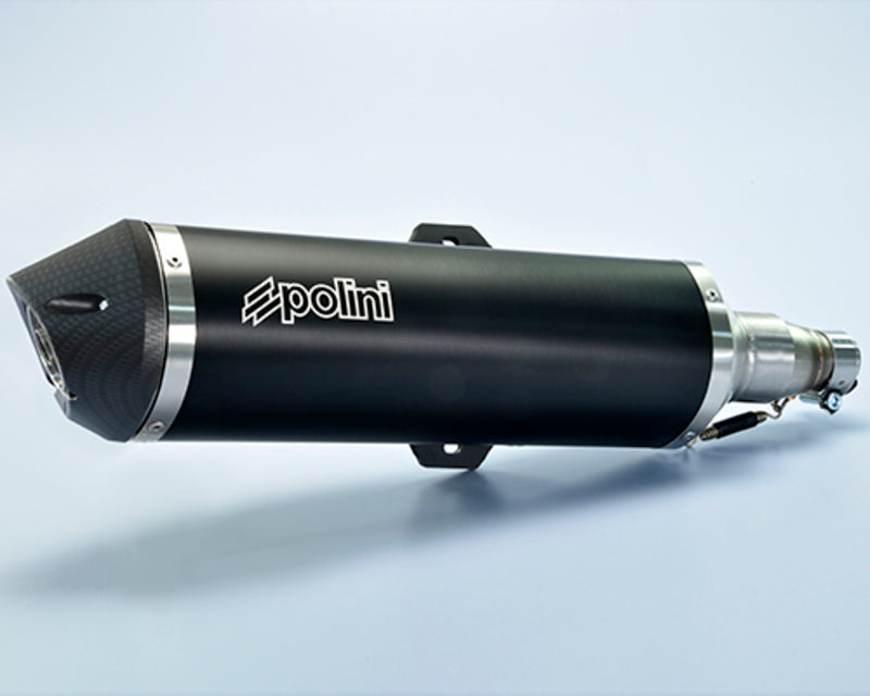 POLINI Silencer - Black Aluminium Piaggio