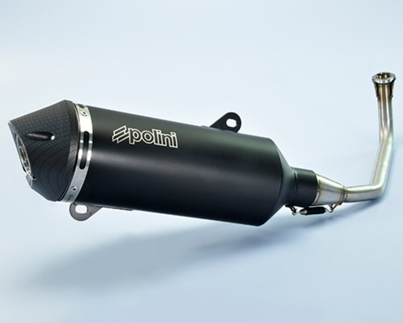 POLINI Maxi-Scooter Full Exhaust System - Black Aluminium Honda - 1065337
