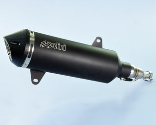 POLINI Full Exhaust System - Black Aluminium Yamaha - 1065340