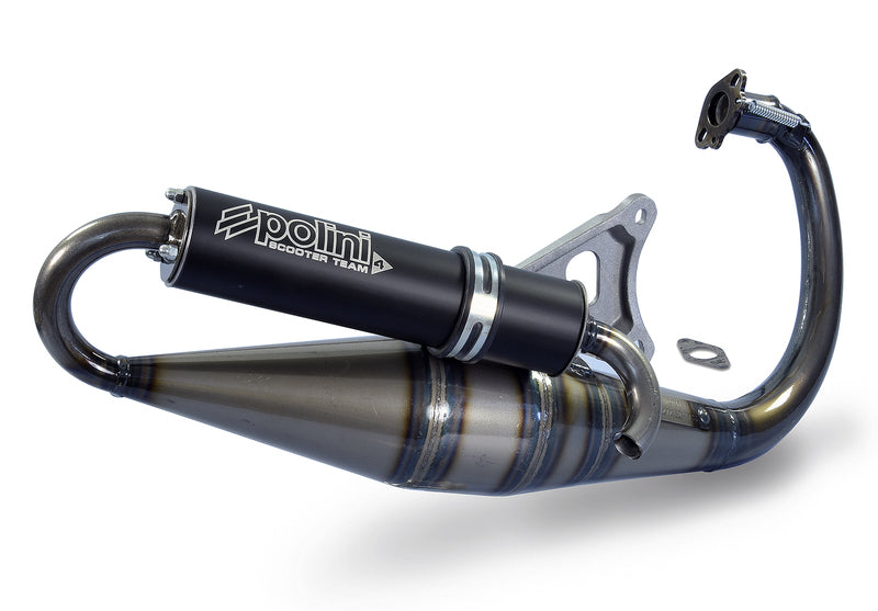 POLINI Team 4 Full Exhaust System - Black Aluminium Yamaha - 1065349
