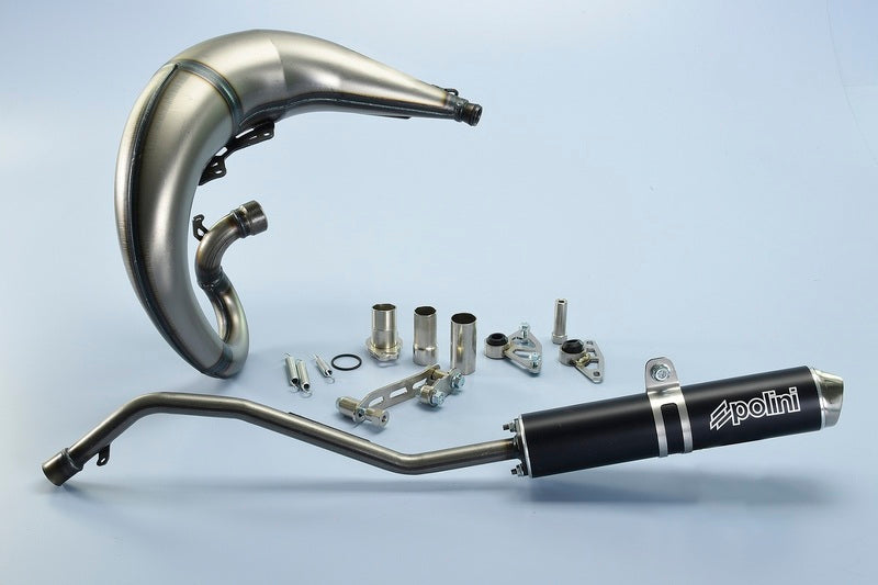 POLINI Race Full Exhaust System - Black Aluminium - 1065350