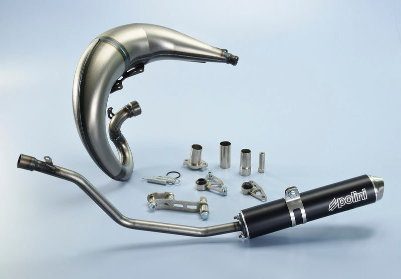 POLINI Race Full Exhaust System - Black Aluminium - 1065351