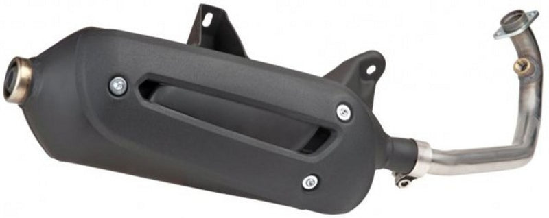 TECNIGAS New Maxi 4 Full Exhaust System - Black Aluminium Vespa GTS 125