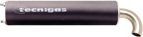 TECNIGAS RS-II Komplettauspuffanlage - Schwarzes Aluminium 