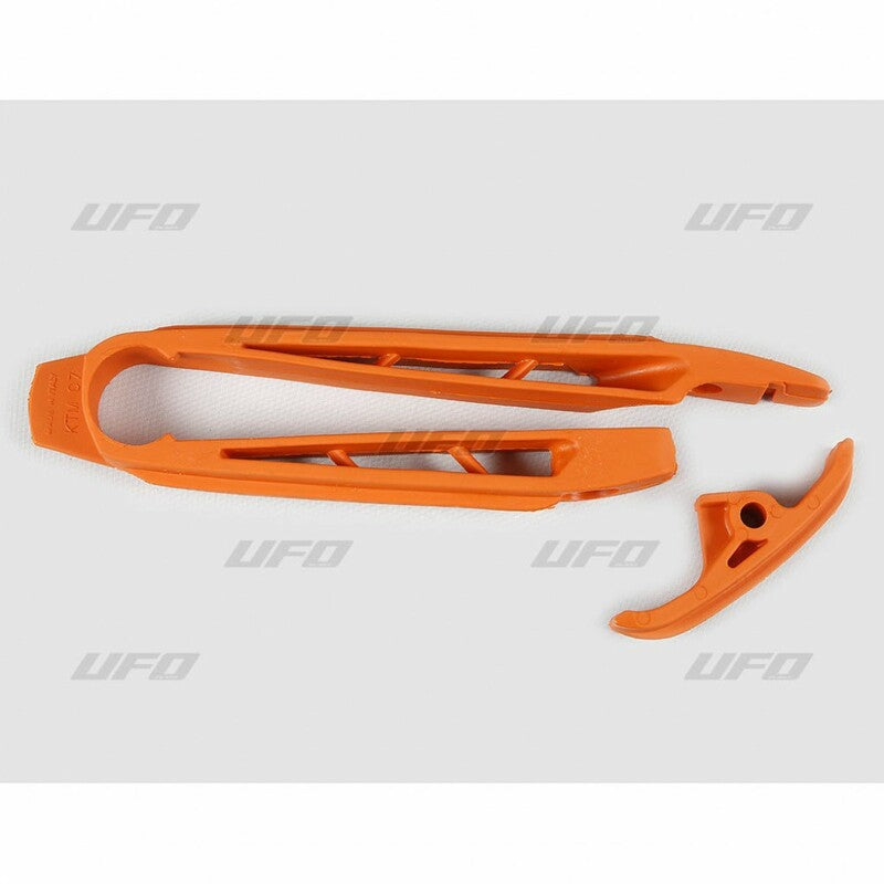UFO Chain Slider + Lower Chain Sliding Piece Kit Orange KTM - 1066249