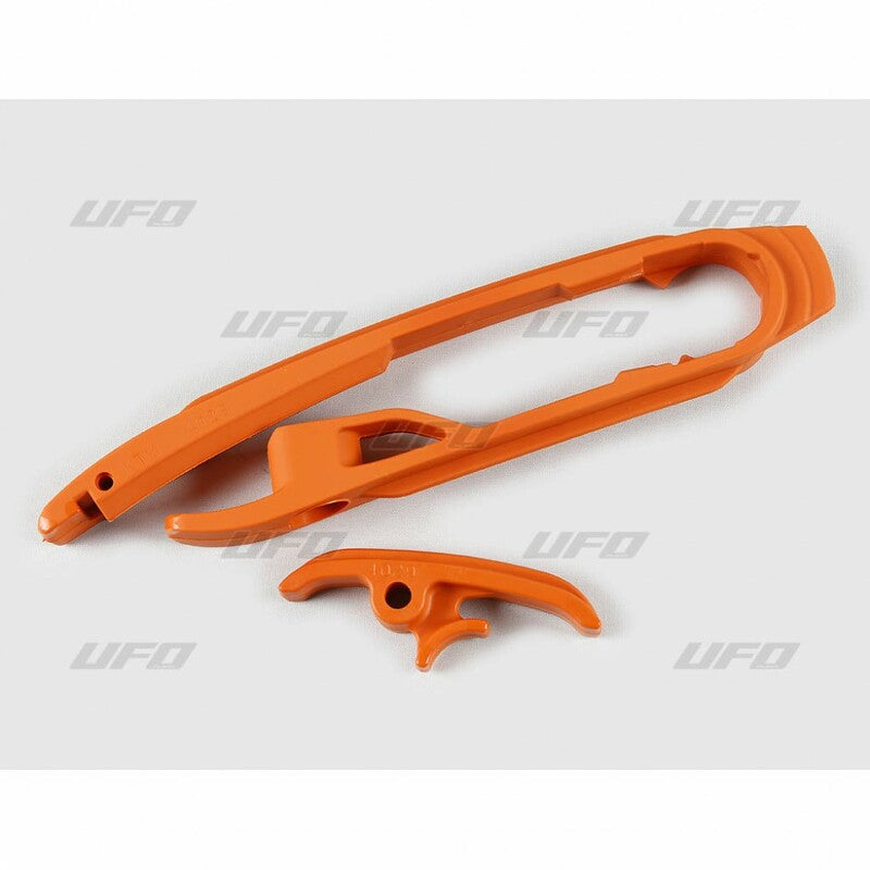 UFO Chain Slider + Lower Chain Sliding Piece Kit Orange KTM - 1066252