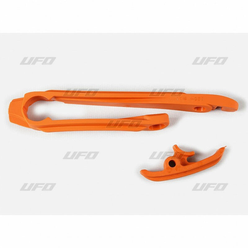 UFO Chain Slider + Lower Chain Sliding Piece Kit Orange KTM - 1066254