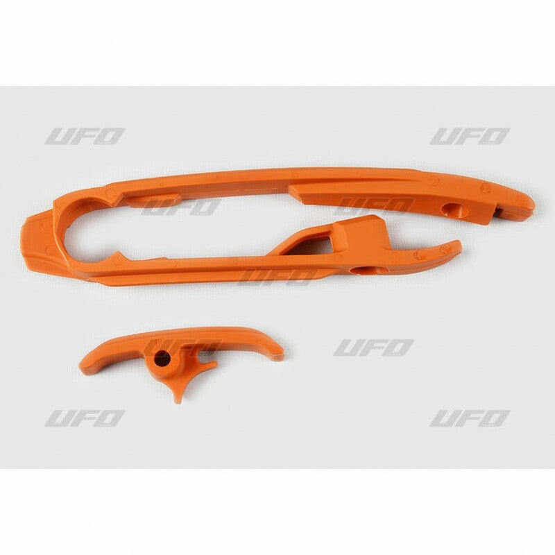 UFO Chain Slider + Lower Chain Sliding Piece Kit Orange KTM - 1066255