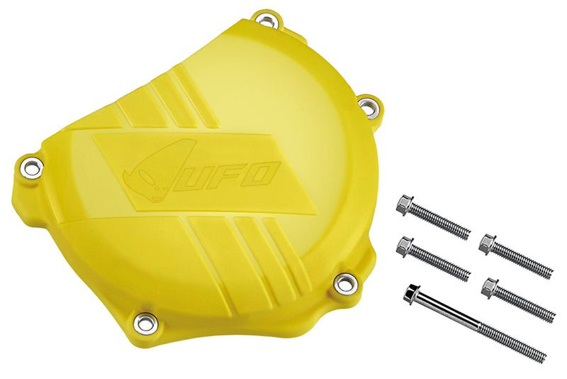 UFO Yellow Clutch Cover Protection Suzuki RM-Z250