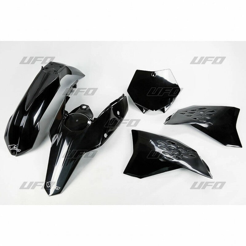 UFO Plastic Kit Black KTM - 1066279