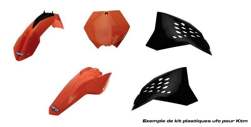 UFO Plastic Kit White KTM - 1066280