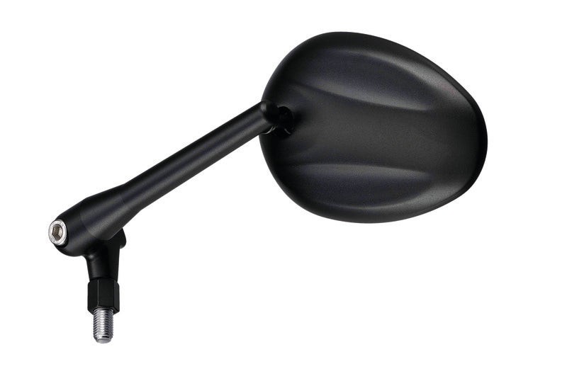 BIHR Pebble Mirror Universal M10/125 - Black (pair)